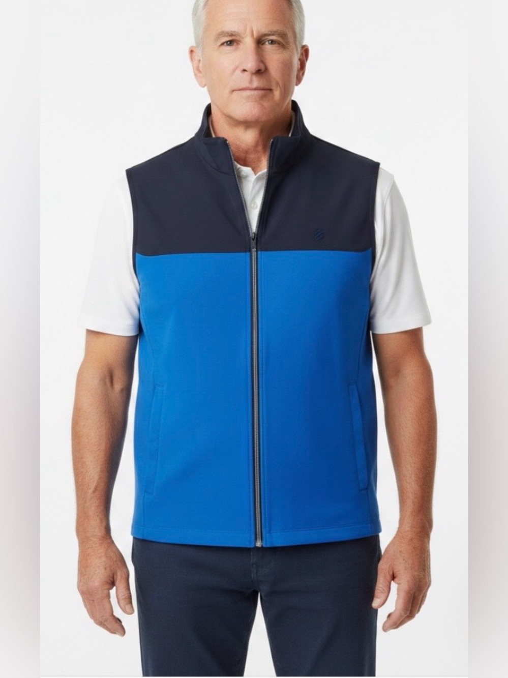 Izod Full Zip Golf Vest